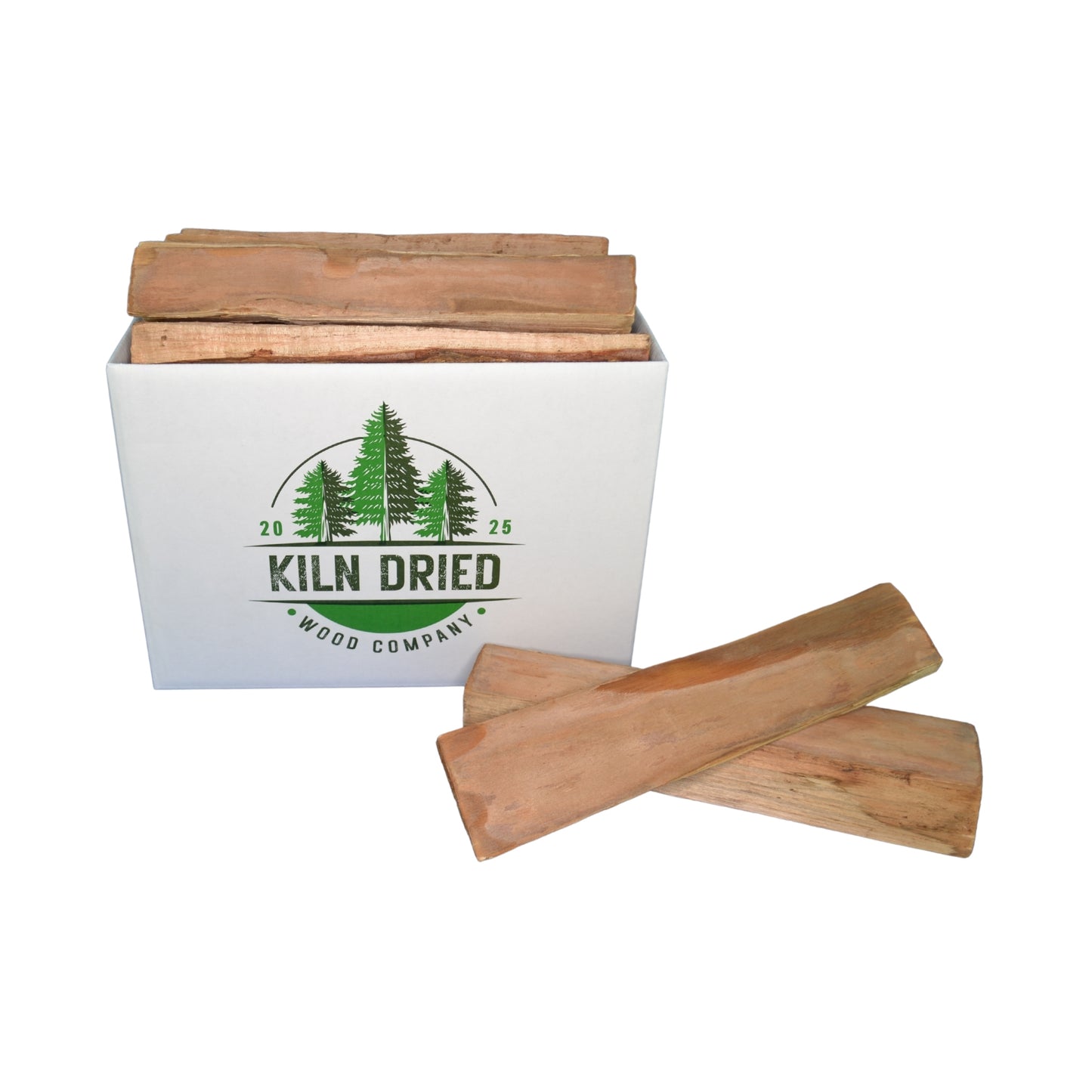 16" Large Cooking Wood Splits – 2,448 cu in (17x12x12 Box) – Kiln Dried